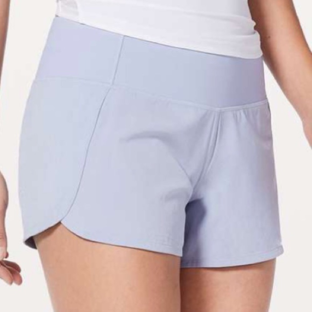 Lululemon Run Times Shorts II *4" Speed Up Size 8 Berry Mist Running Exercise - Picture 3 of 14